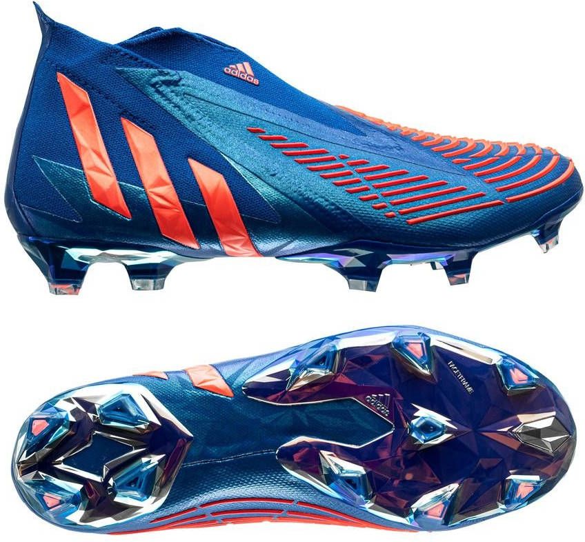 adidas Predator Edge + FG Sapphire Edge Donkerblauw/Turbo