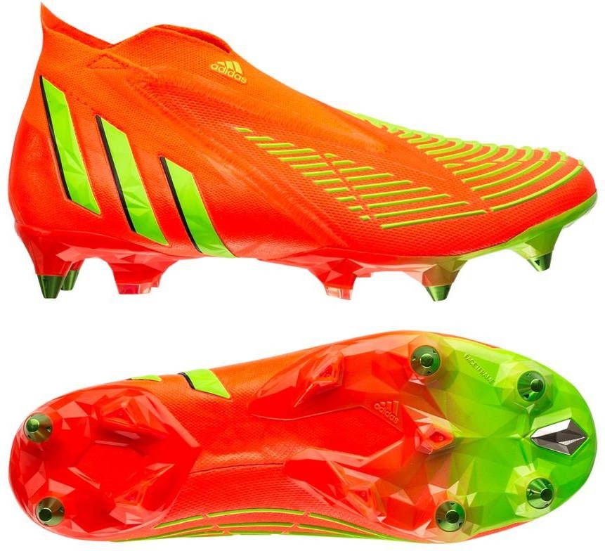 adidas Predator Edge + SG Game Data Rood/Groen/Zwart