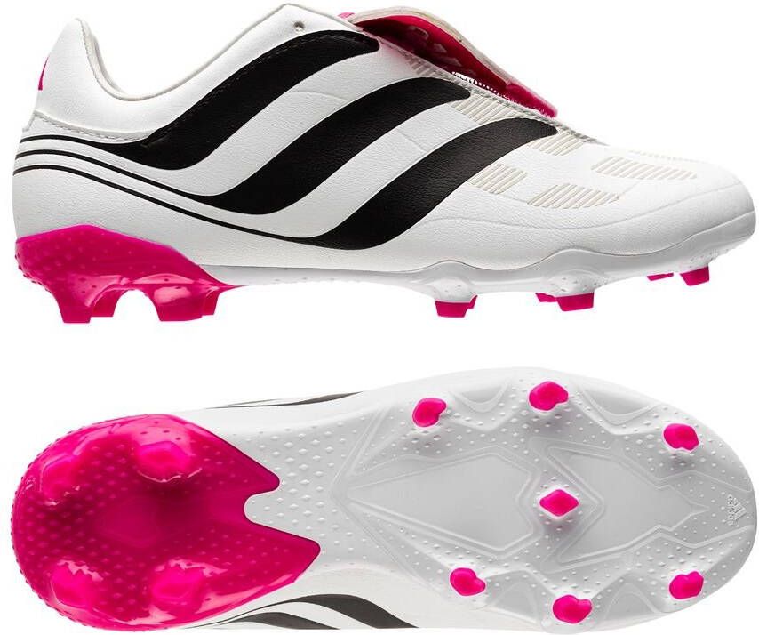 Adidas Kids adidas Predator Precision.3 Gras Voetbalschoenen(FG)Kids Wit Zwart Roze