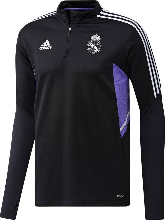 Adidas real madrid condivo 22 trainingstop 22/23 zwart/paars heren