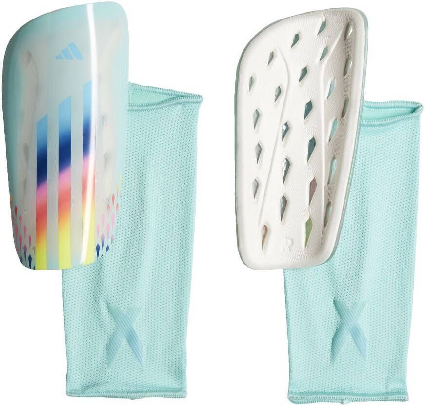 adidas Scheenbeschermers X League Speedportal Turquoise/Turquoise/Rood