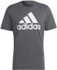Adidas T shirt Essentials Big Logo Grijs/Wit online kopen