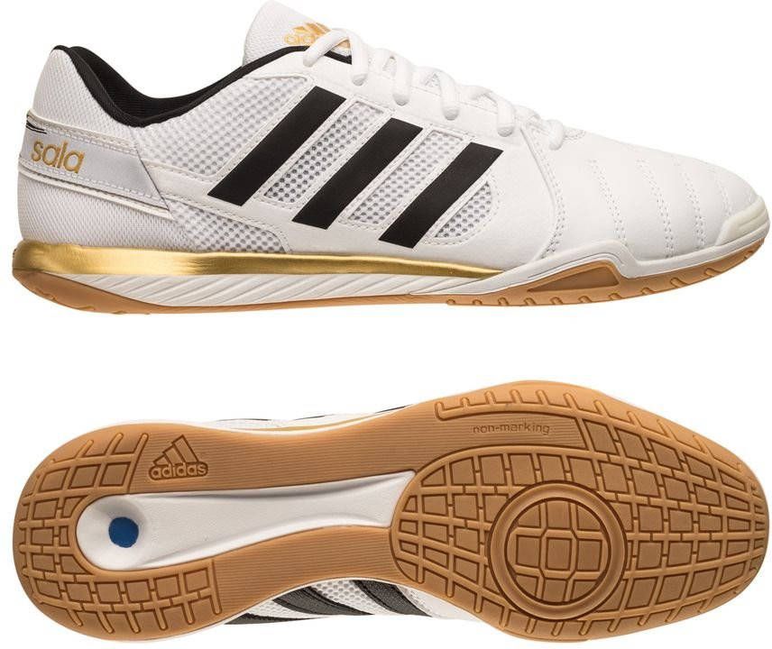 adidas Top Sala Zaalvoetbalschoenen(IN)Wit Zwart Goud