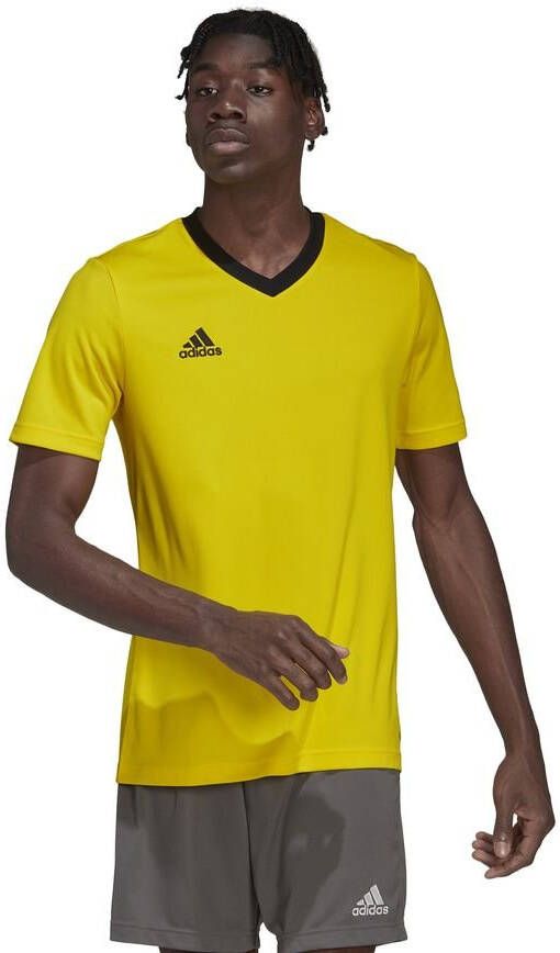 adidas Trainingsshirt Entrada 22 Geel/Zwart