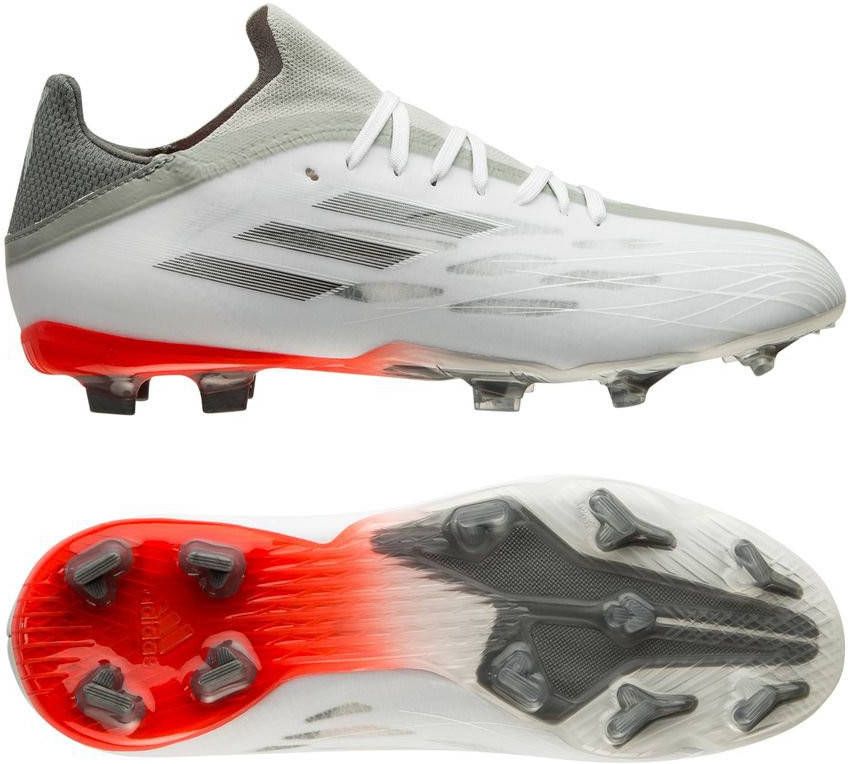 adidas X Speedflow .1 FG WhiteSpark Wit/Zilver/Rood Kinderen