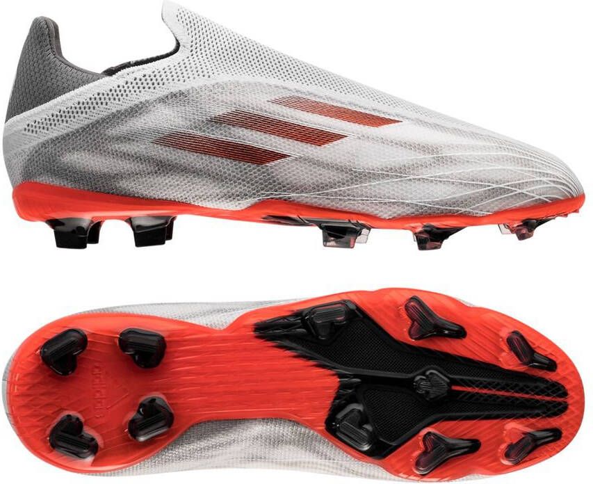 adidas X Speedflow + FG WhiteSpark Wit/Zilver/Rood Kinderen