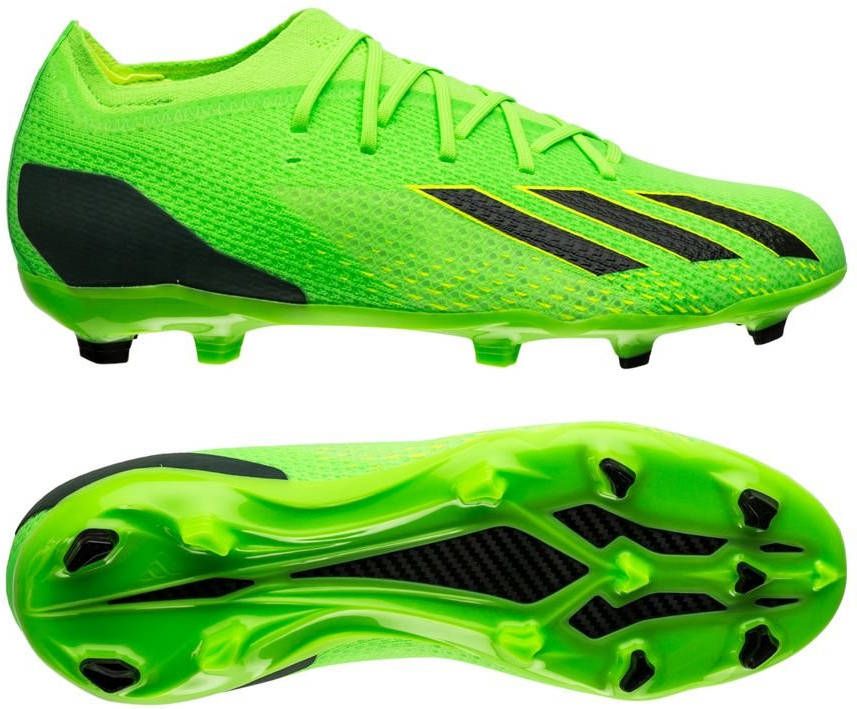 Adidas Kids adidas X Speedportal.1 Gras Voetbalschoenen(FG)Kids Groen Zwart Geel