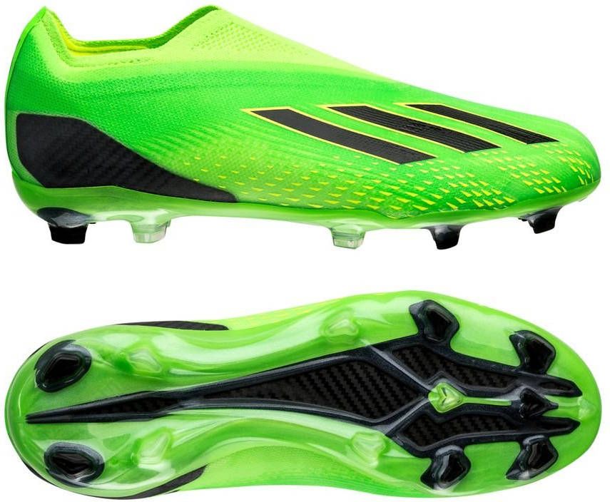 Adidas Kids adidas X Speedportal+ Gras Voetbalschoenen(FG)Kids Groen Zwart Geel