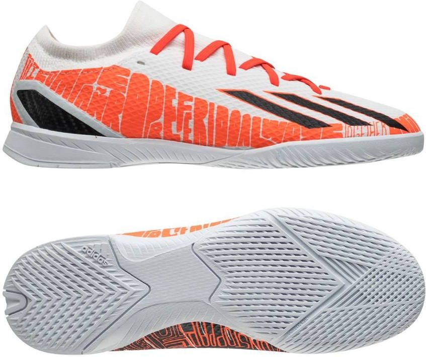 adidas X Speedportal Messi .3 IN Balon te Adoro Wit/Zwart/Rood Kinderen