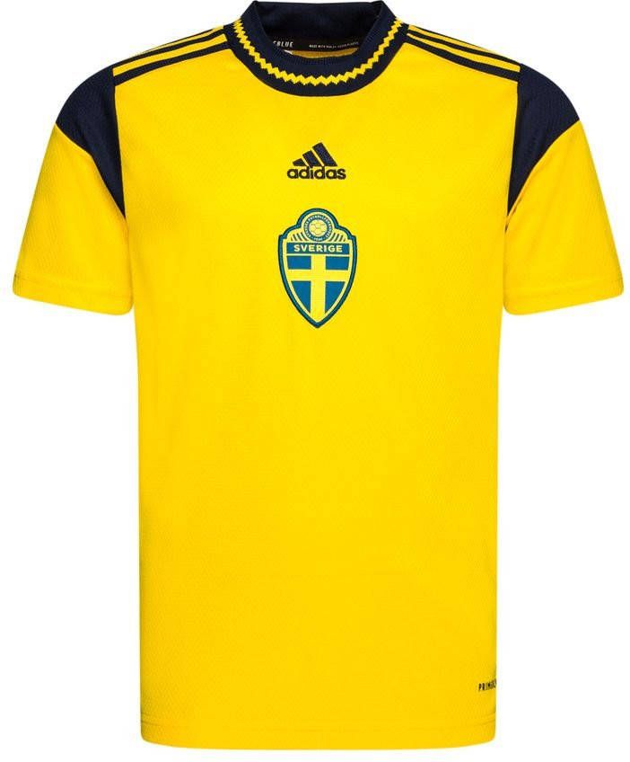 adidas Zweden Thuisshirt EK Vrouwen 2022 Kinderen