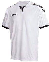 Hummel Core Poly Voetbalshirt Wit/Zwart