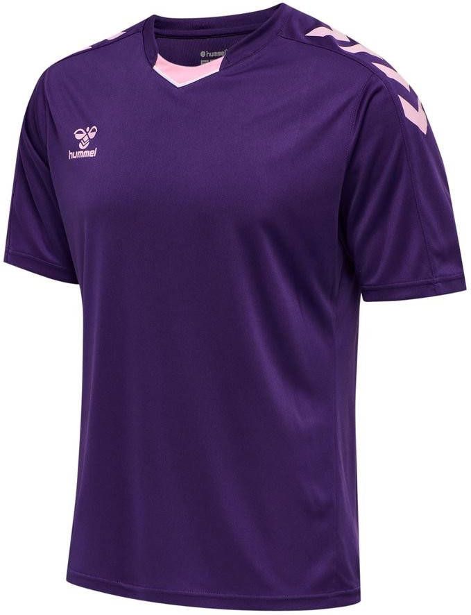 Hummel Core Xk Poly Jersey S/S Acai