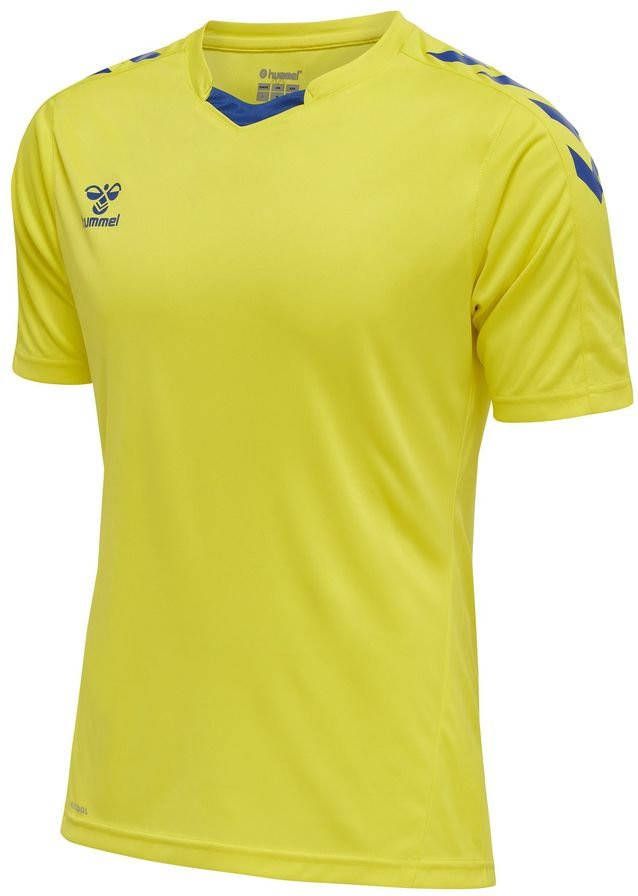 Hummel Core Xk Poly Jersey S/S Blazing Yellow/True Blue