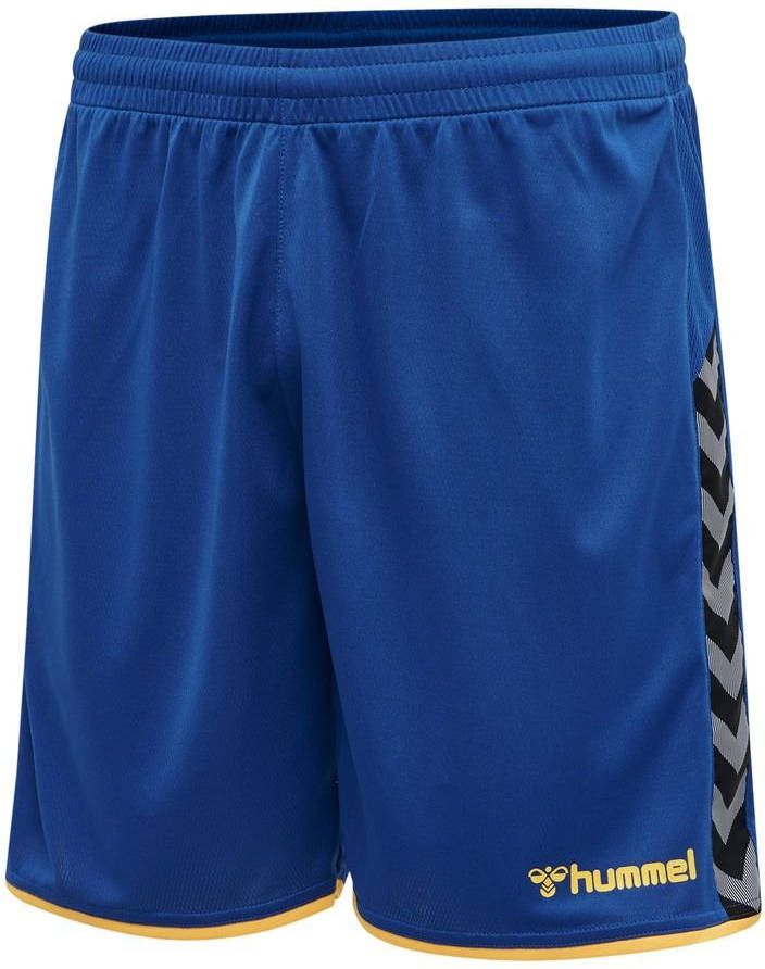 Hummel Shorts Authentic Poly Blauw/Geel