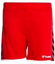 Hummel Shorts Authentic Poly Rood/Wit Kinderen