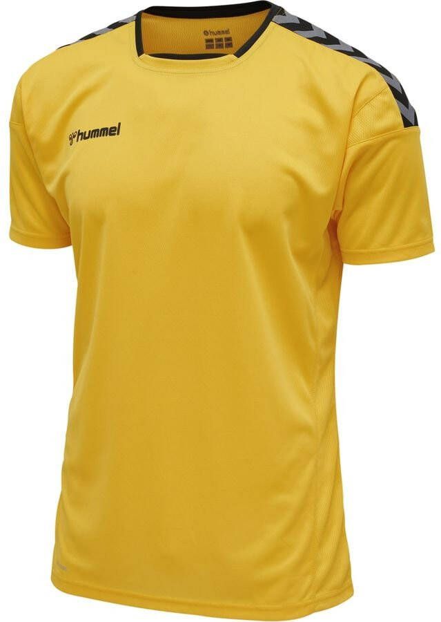 Hummel Voetbalshirt Authentic Poly Geel/Zwart