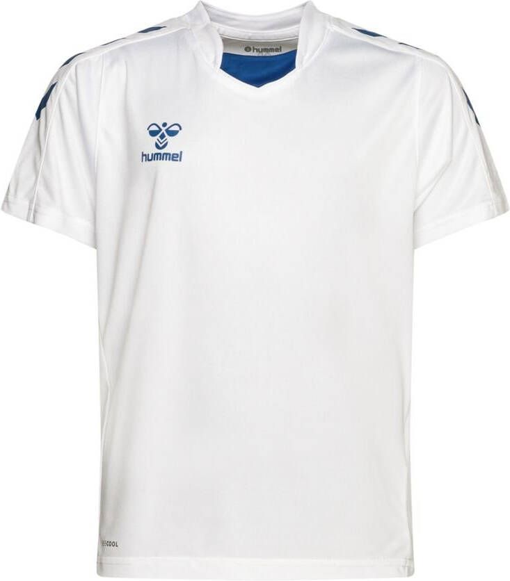 Hummel Voetbalshirt Core Wit/Blauw Kinderen