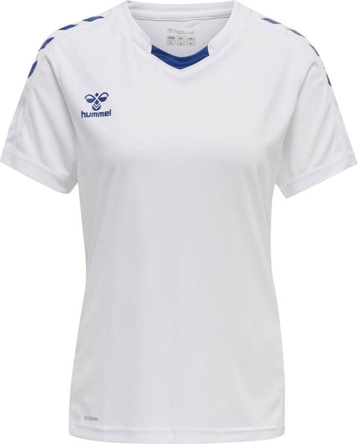 Hummel Voetbalshirt hmlCORE XK Poly Wit/Blauw Vrouw