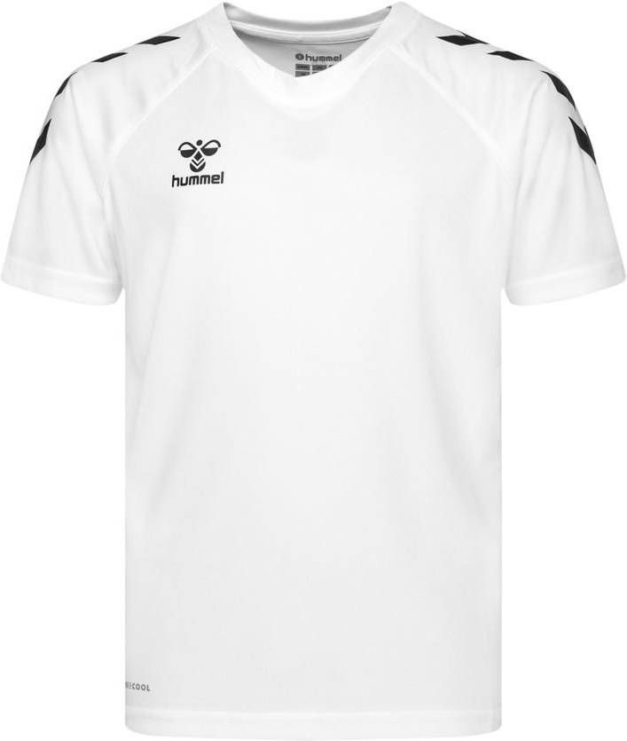 Hummel Voetbalshirt Core Wit/Zwart Kinderen
