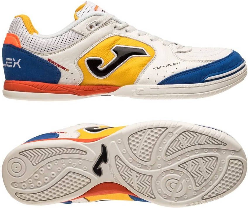 Joma Top Flex IN Wit/Zwart/Geel