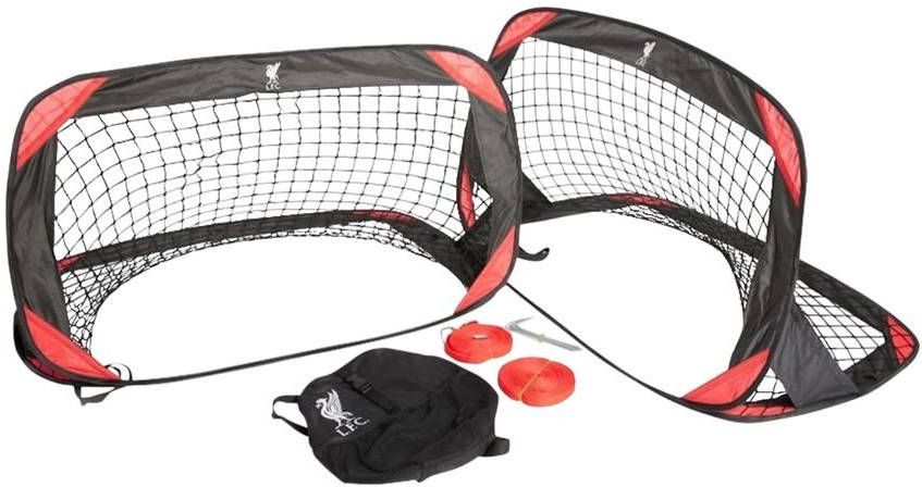 Liverpool FC Liverpool Pop Up Voetbaldoel Set Zwart/Rood