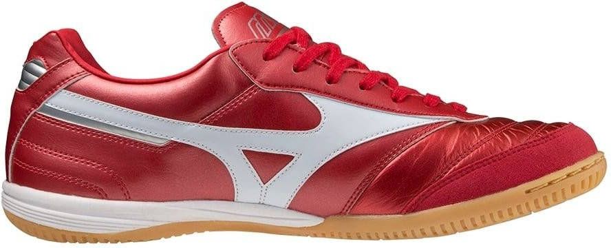 Mizuno Morelia Sala Elite IN Rood/Wit/Zilver