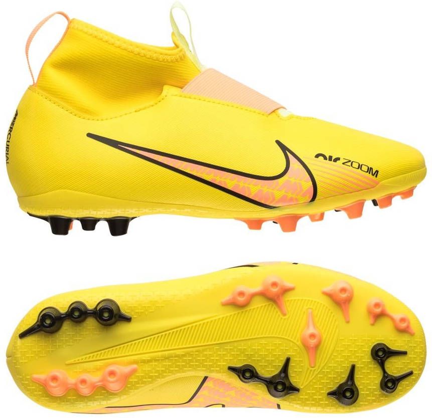 Nike Jr. Mercurial Zoom Superfly 9 Academy AG Voetbalschoenen voor kleuters/kids(kunstgras) Geel