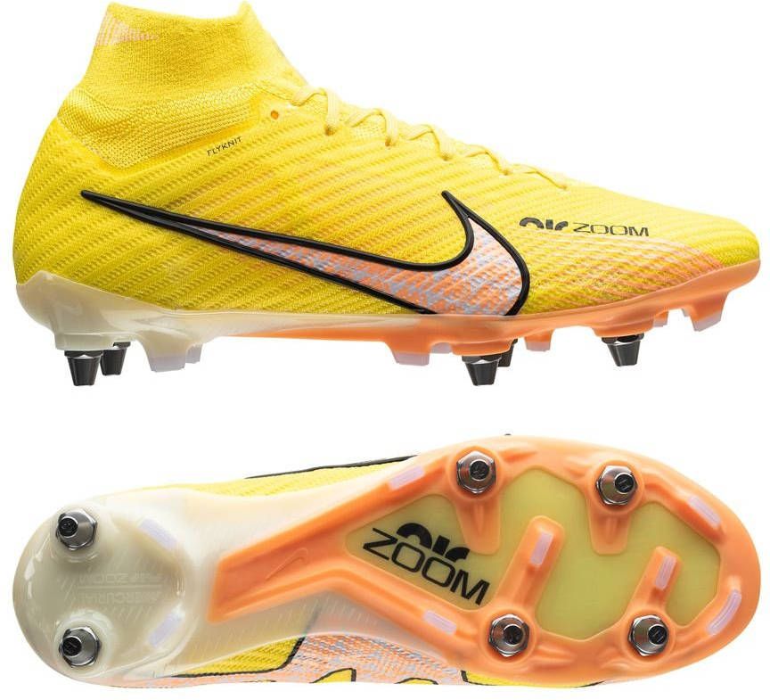 Nike Air Zoom Mercurial Superfly 9 Elite SG PRO SPELERS EDITIE Lucent Geel/Roze/Paars