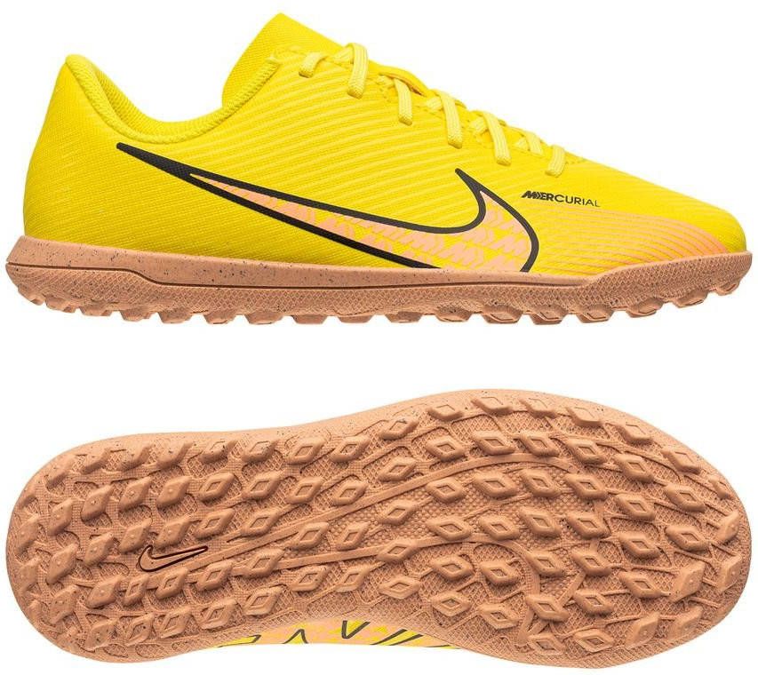 Nike Mercurial Vapor 15 Club TF Lucent Geel/Roze Kinderen