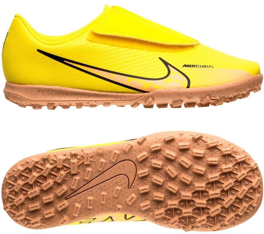 Nike Jr. Mercurial Vapor 15 Club TF Voetbalschoenen voor kleuters(turf) Geel
