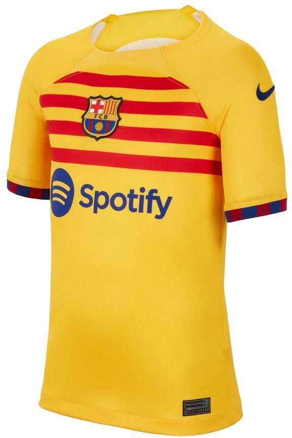 Nike Barcelona 4e Shirt Senyera 2023 Kinderen