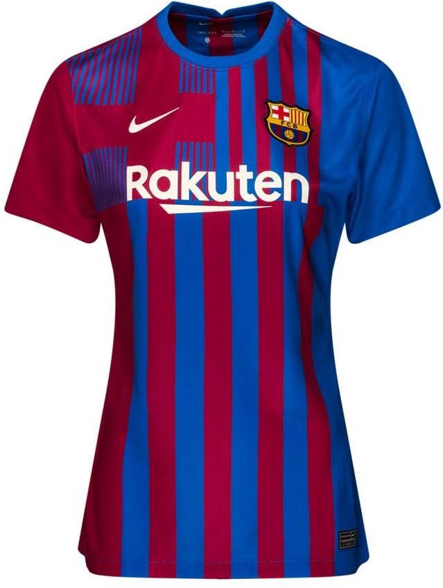 Nike FC Barcelona 2021/22 Stadium Thuis Voetbalshirt voor dames Blauw