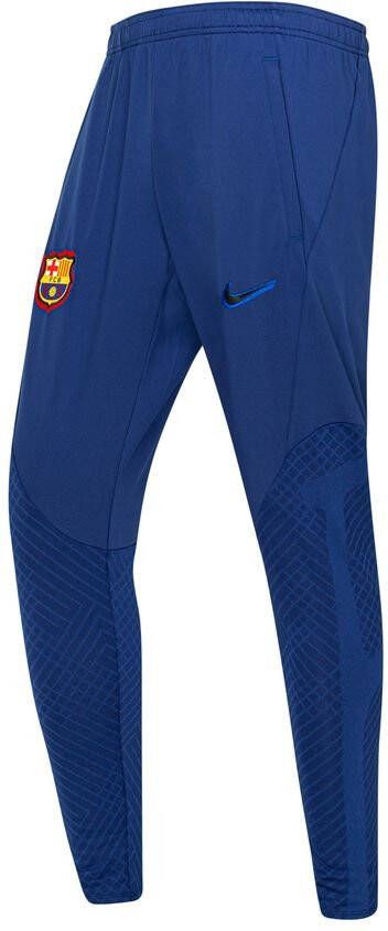 Nike FC Barcelona Strike voetbalbroek met Dri FIT voor heren Blue Void/Vivid Orange/Black Heren
