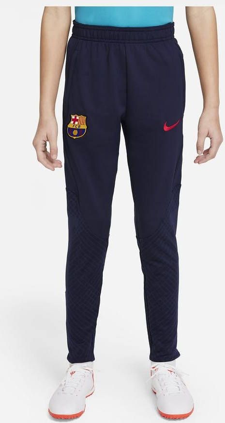 Nike Kids FC Barcelona Strike Nike Dri FIT voetbalbroek voor kids Blauw