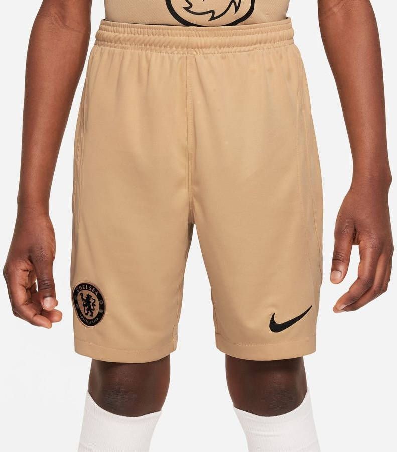 Nike Kids Chelsea FC 2022/23 Stadium Derde Nike Dri FIT voetbalshorts voor kids Bruin