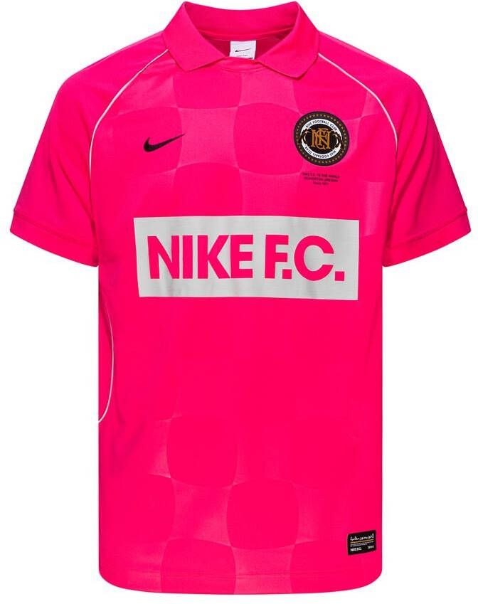 Nike F.C. T shirt Dri FIT Small Sided Roze/Wit/Zwart