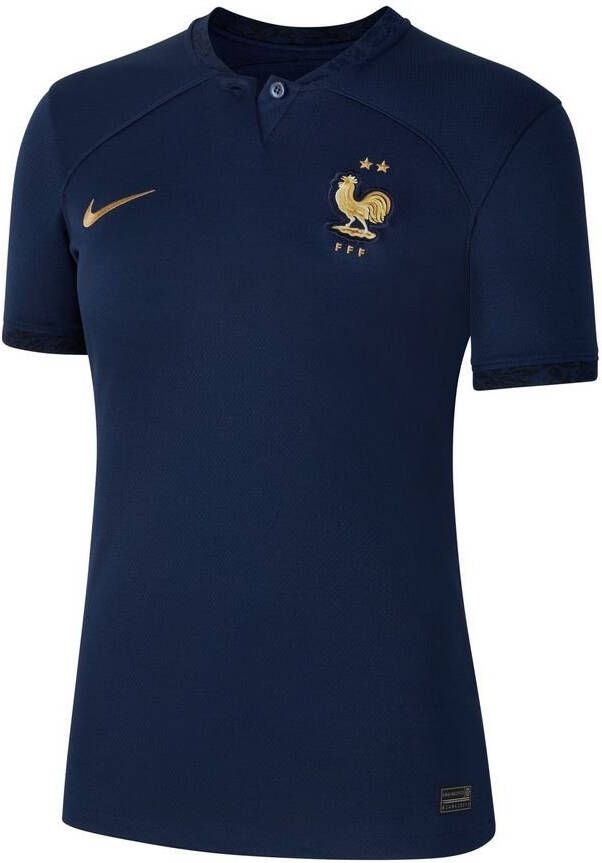 Nike FFF 2022/23 Stadium Thuis Dri FIT voetbalshirt voor dames Blauw