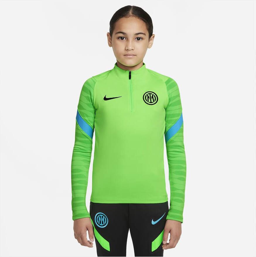 Nike Kids Inter Milan Strike Nike Dri FIT voetbaltrainingstop voor kids Groen
