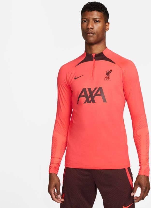 Nike Liverpool Trainingsshirt Dri FIT Strike Drill Donkerrood/Bordeaux/Zwart