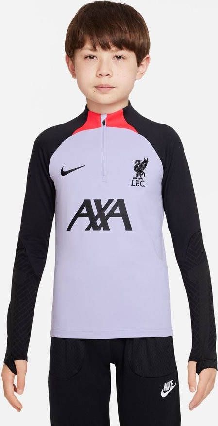 Nike Kids Liverpool FC Strike Nike Dri FIT knit voetbaltrainingstop voor kids Paars