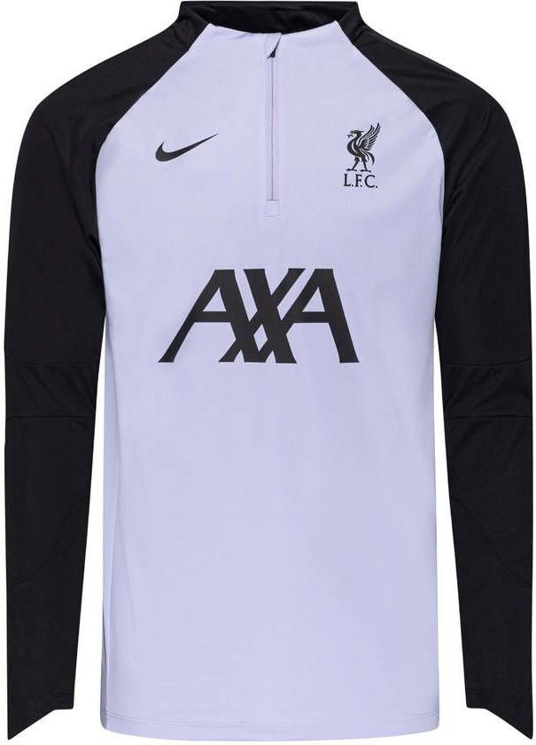 Nike Liverpool Trainingsshirt Storm FIT Strike Drill Winter Warrior Paars/Zwart