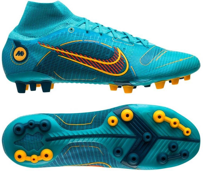 Nike Mercurial Superfly 8 Elite AG PRO Blueprint Blauw/Oranje/Blauw