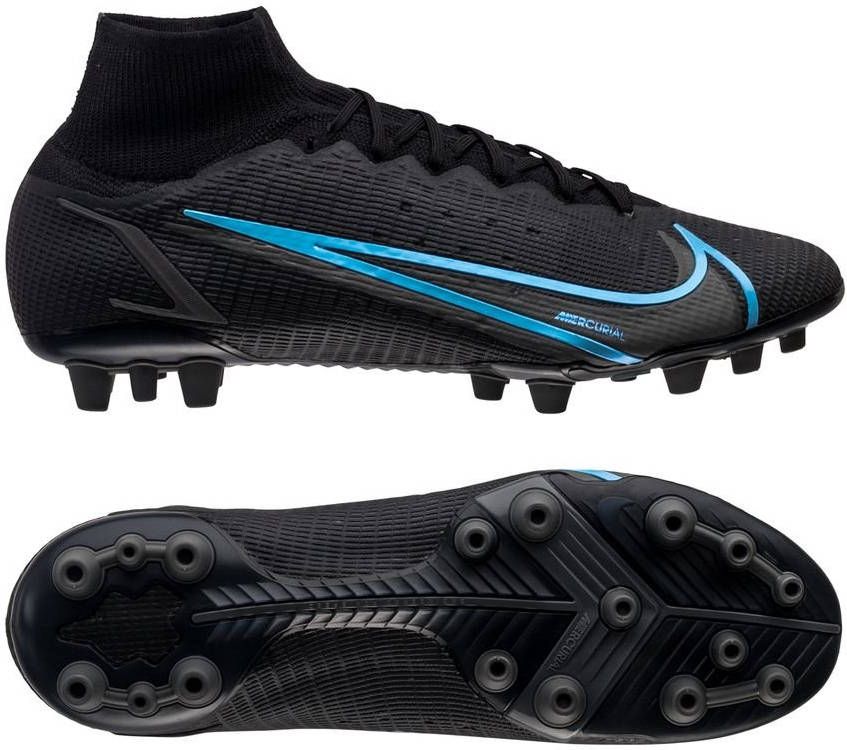 Nike Mercurial Superfly 8 Elite AG Voetbalschoen (kunstgras) Zwart