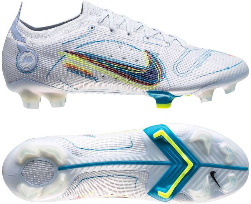 Nike Mercurial Vapor 14 Elite FG Voetbalschoenen(stevige ondergrond) Grijs