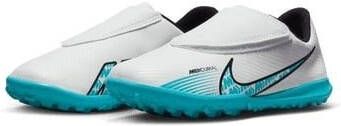 Nike Mercurial Vapor 15 Club Velcro TF Blast Wit/Blauw/Roze Kinderen