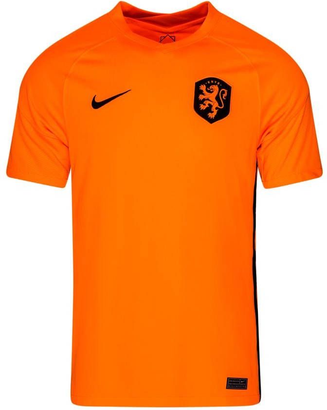 Nike Nederland 2022 Stadium Thuis Dri FIT voetbalshirt voor heren Oranje