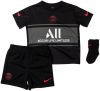 Nike Paris Saint Germain 2021/22 Derde Voetbaltenue Baby's Black/Dark Grey/White/Siren Red Kind online kopen