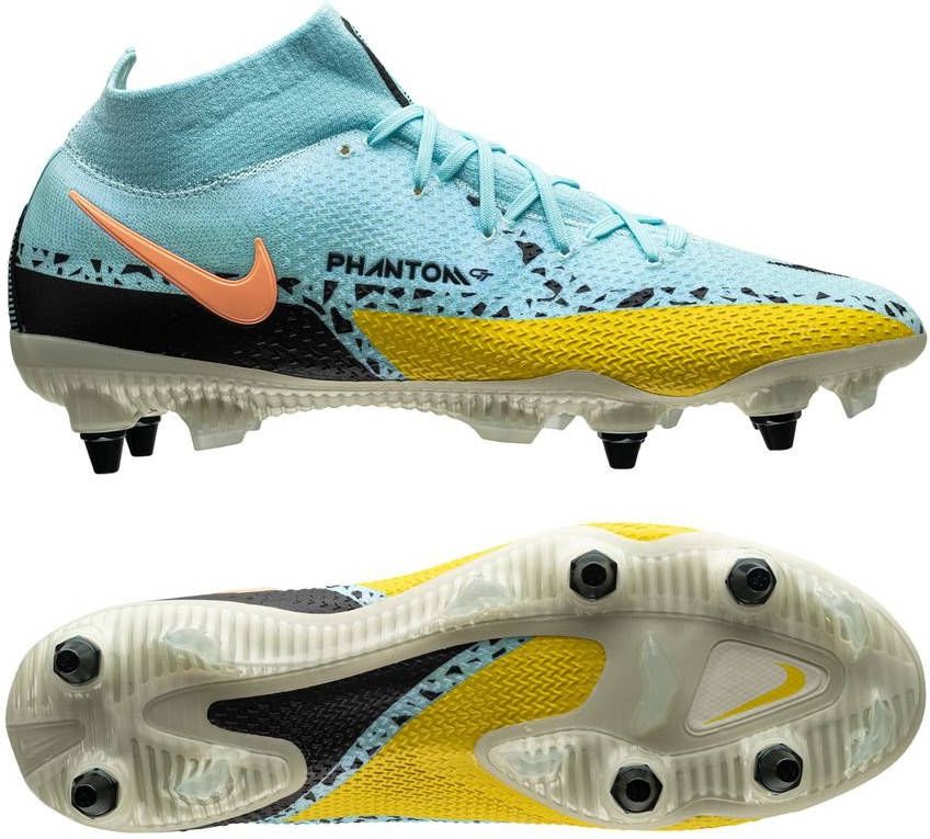 Nike Phantom GT 2 Elite DF SG PRO SPELERS EDITIE Lucent Turquoise/Zwart/Geel