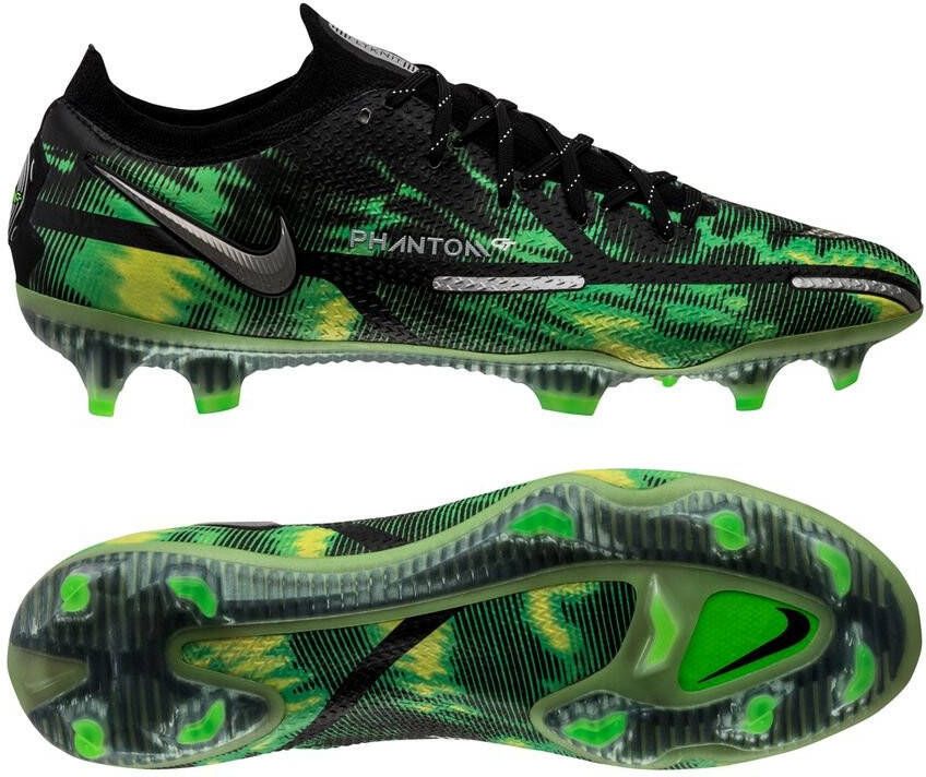 Nike Phantom GT 2 Elite FG Shockwave Zwart/Zilver/Groen