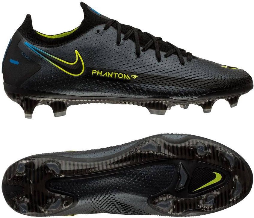 Nike Phantom GT Elite FG Black x Prism Zwart/Geel/Blauw